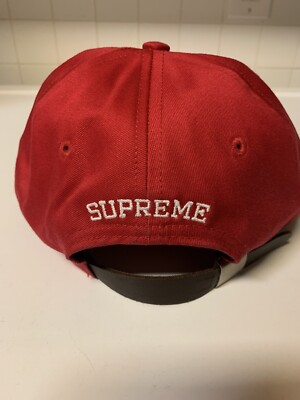 Supreme S/S 2016 3M Reflective S Logo 6 Panel Cap Hat Red | eBay