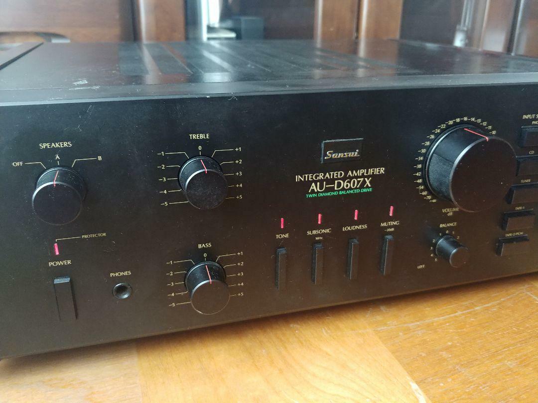 Sansui AU-D607X amplifier audio system equipment stereo music