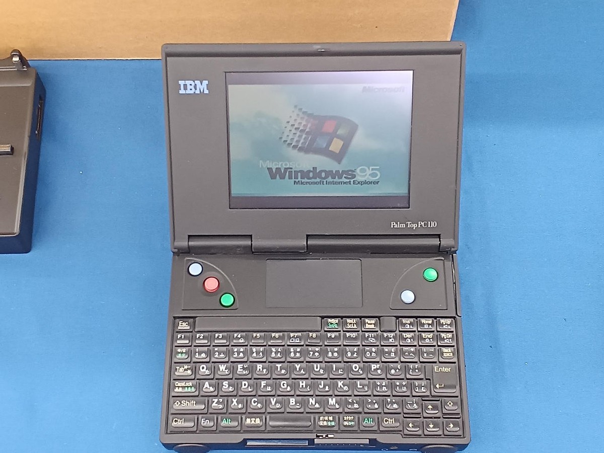 IBM 2431-YDW Palm Top PC 110 CPU i486SX Windows 95 1995 w/ Box | eBay