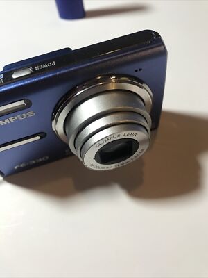 Olympus FE FE-330 8.0MP Blue Digital Camera With Battery | eBay