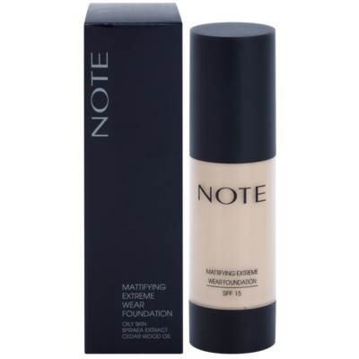 NOTE MATTIFYING EXTREME WEAR FOUNDATION SPF 15 OILY SKIN - CHOOSE