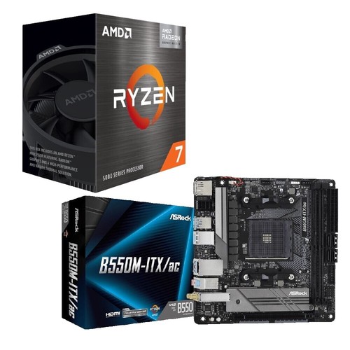 AMD Ryzen 7 7700X + ASRock PG RIPTIDE B650M mATX Motherboard +