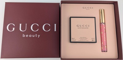 Gucci Beauty Opal Pink Highlighter & Bertha Pink Lip Gloss Set | eBay