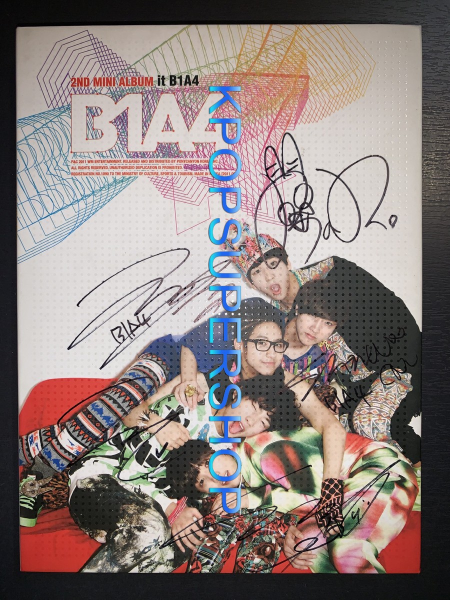 B1A4 2nd Mini Album It B1A4 Autographed Signed CD Photobook Great