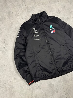 Mercedes AMG Petronas F1 Tommy Hilfiger Black Jacket Size L | eBay