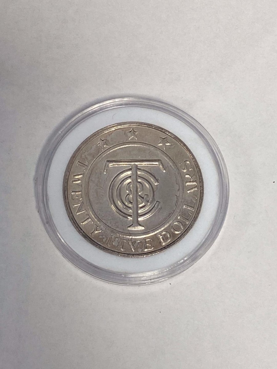 Genuine Tiffany & Co Sterling Silver $25 Tiffany Money Coin | eBay