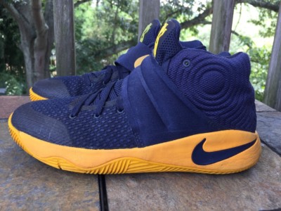 NIKE Kyrie 2 Irving Cavs II Playoff NAVY GOLD Sneakers Boys Girls