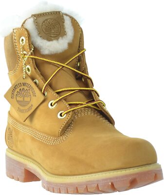 Timberland Men's 6 Inch Sherling Lined Boots (Insulated