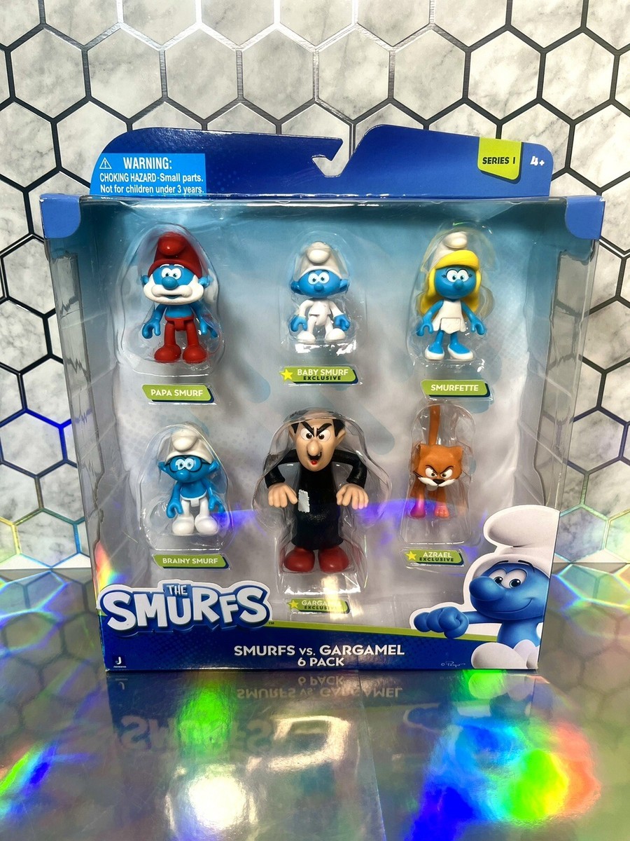 2023 Jazwares The Smurfs Series 1- The Smurfs vs Gargamel 6-Pack