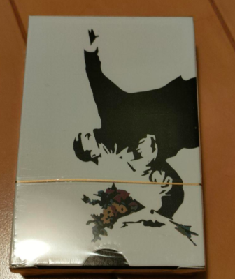 BANKSY PLAYING CARDS Banksy Exhibition Limited with Box Case Rare