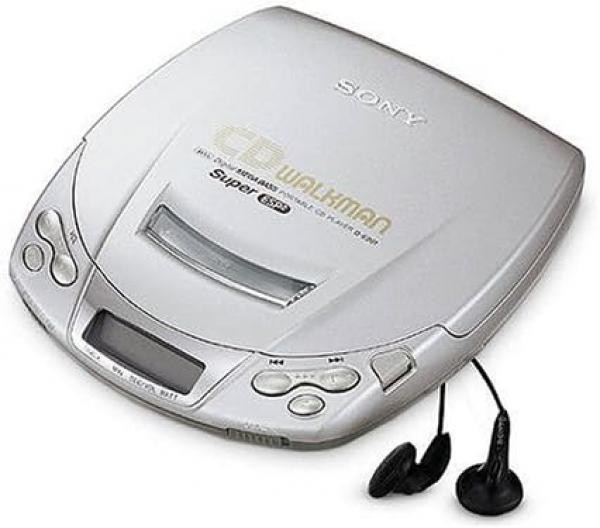 Sony CD Walkman - Portable Compact Disk Player - ESP2 - Silver (D