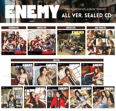 TWICE JAPAN 6th ALBUM ENEMY ALL ver. SEALED CD OFFICIAL | eBay