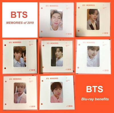 BTS Memories 2019 Blu-ray Photocard V Jungkook JIMIN SUGA RM J