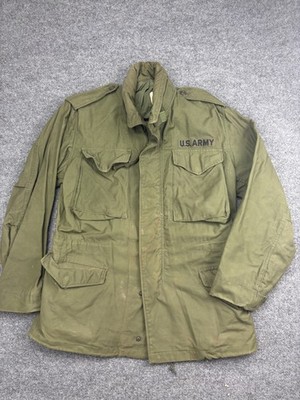 Vintage Alpha Industries M65 Field Jacket Mens Small Regular Army