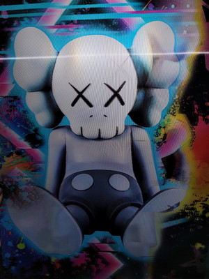 希少】Kaws Paris,LA シルクスクリーンオリジナルポスター 希少】Kaws