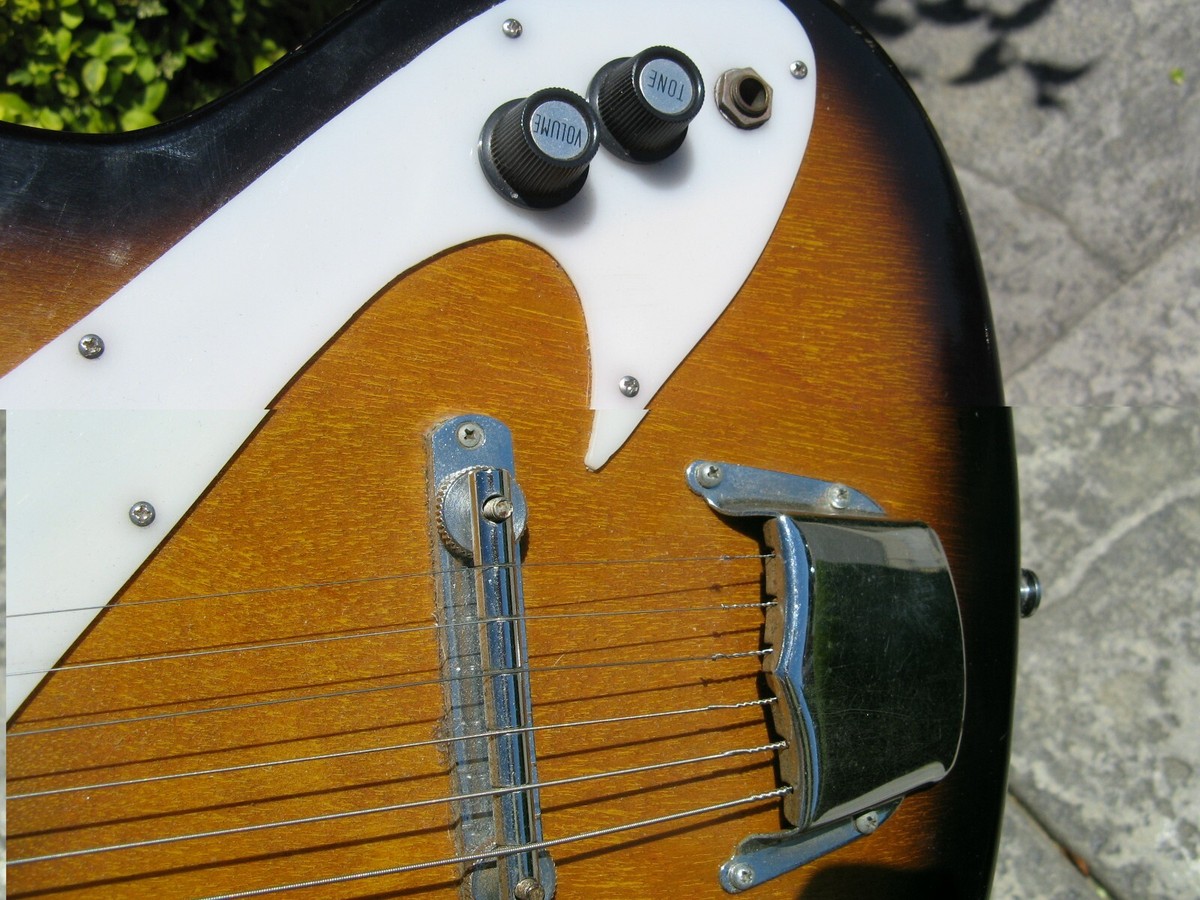 Rare Teisco Swish Zenon ES60 Vintage Electric Guitar With Pyramid