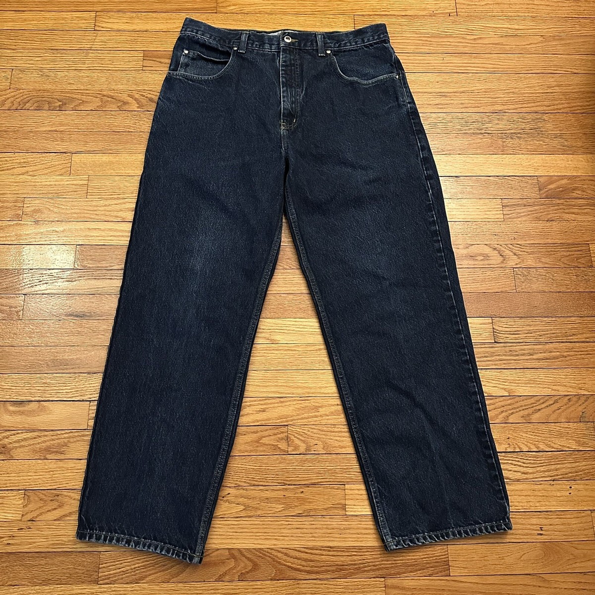 Vintage 90s Anchor Blue Baggy Denim Jeans Size 38x32 Men Skater | eBay