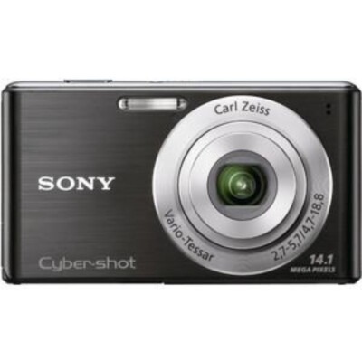 Sony DSC-W320 CCD Vintage Digital Camera 14.1MP Black 85% New Good