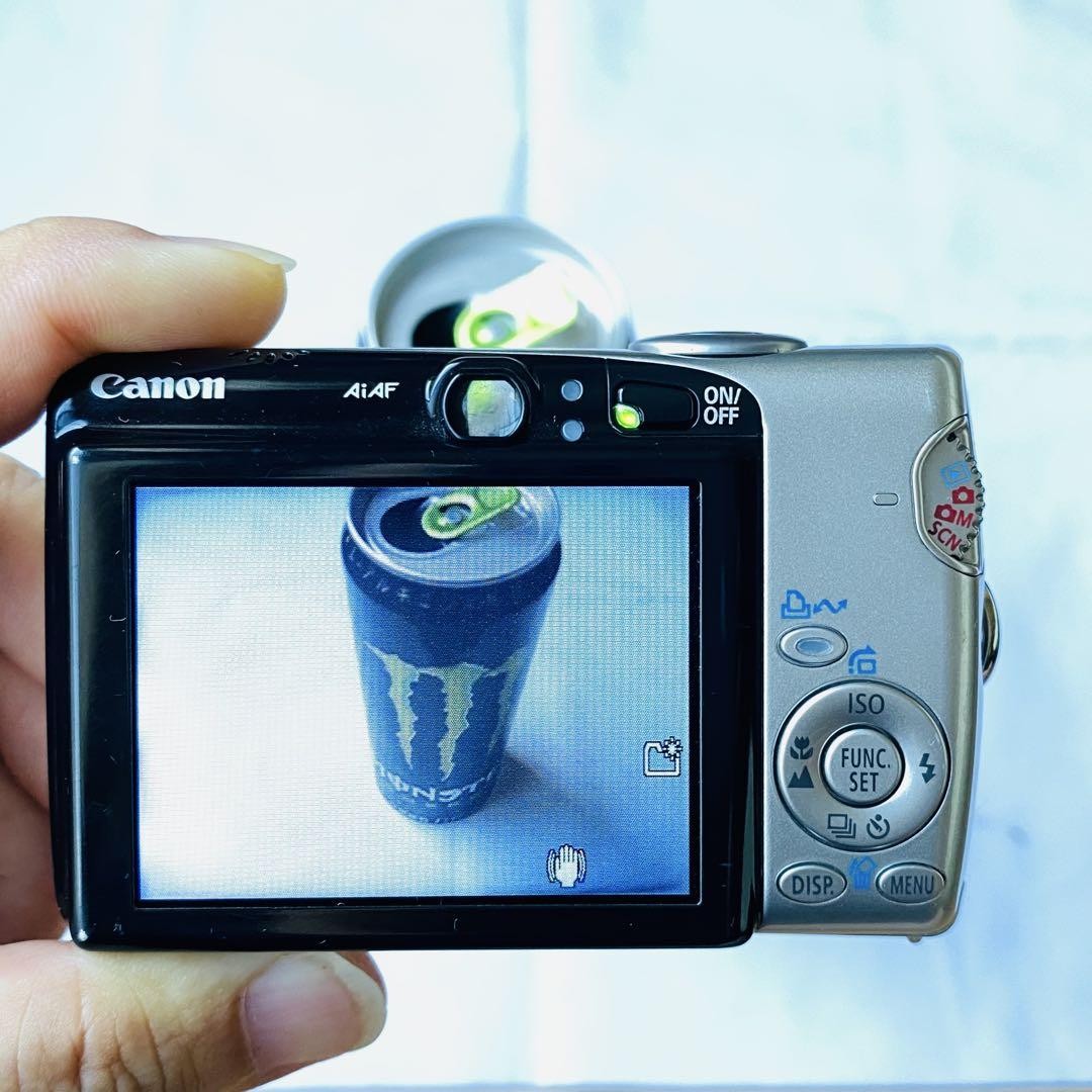 Canon IXY Digital 800 IS PC1176 Silver 6MP 4x Zoom with Charger