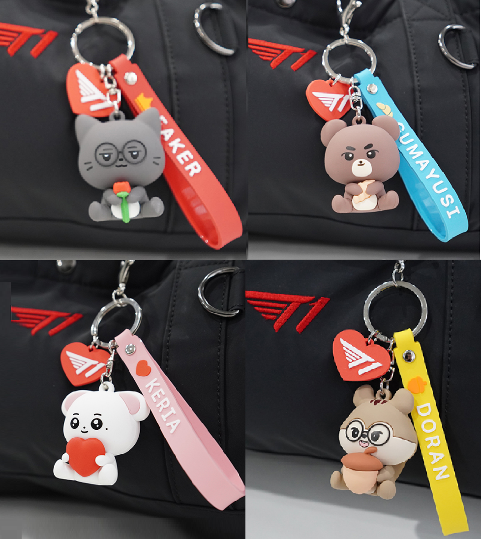 FAKER T1 Official Animal Friends Figure Keychain League of Legends