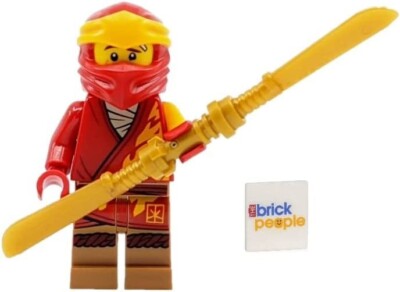 LEGO Ninajgo: Kai Minifigure with Dual Bladed Gold Sword 112217 | eBay