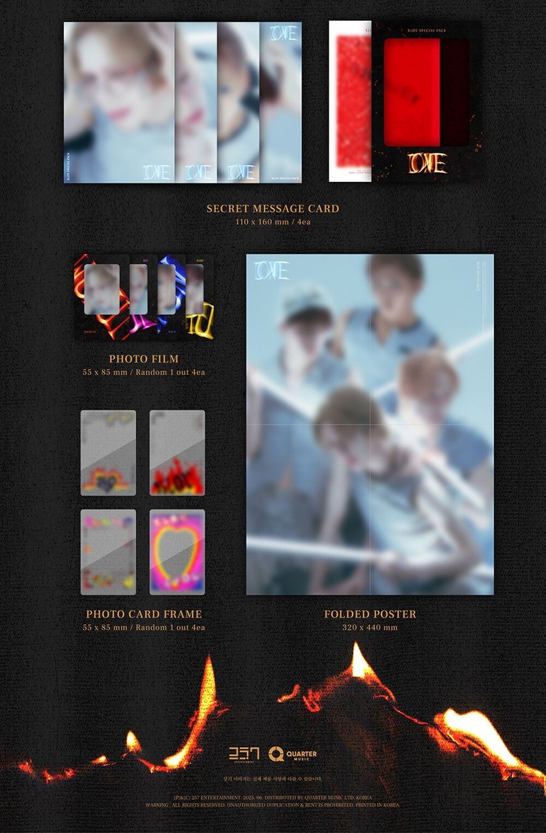 XLOV [I ONE] 2nd Single Album SPECIAL PACK Ver/Photo Book+7 Card+