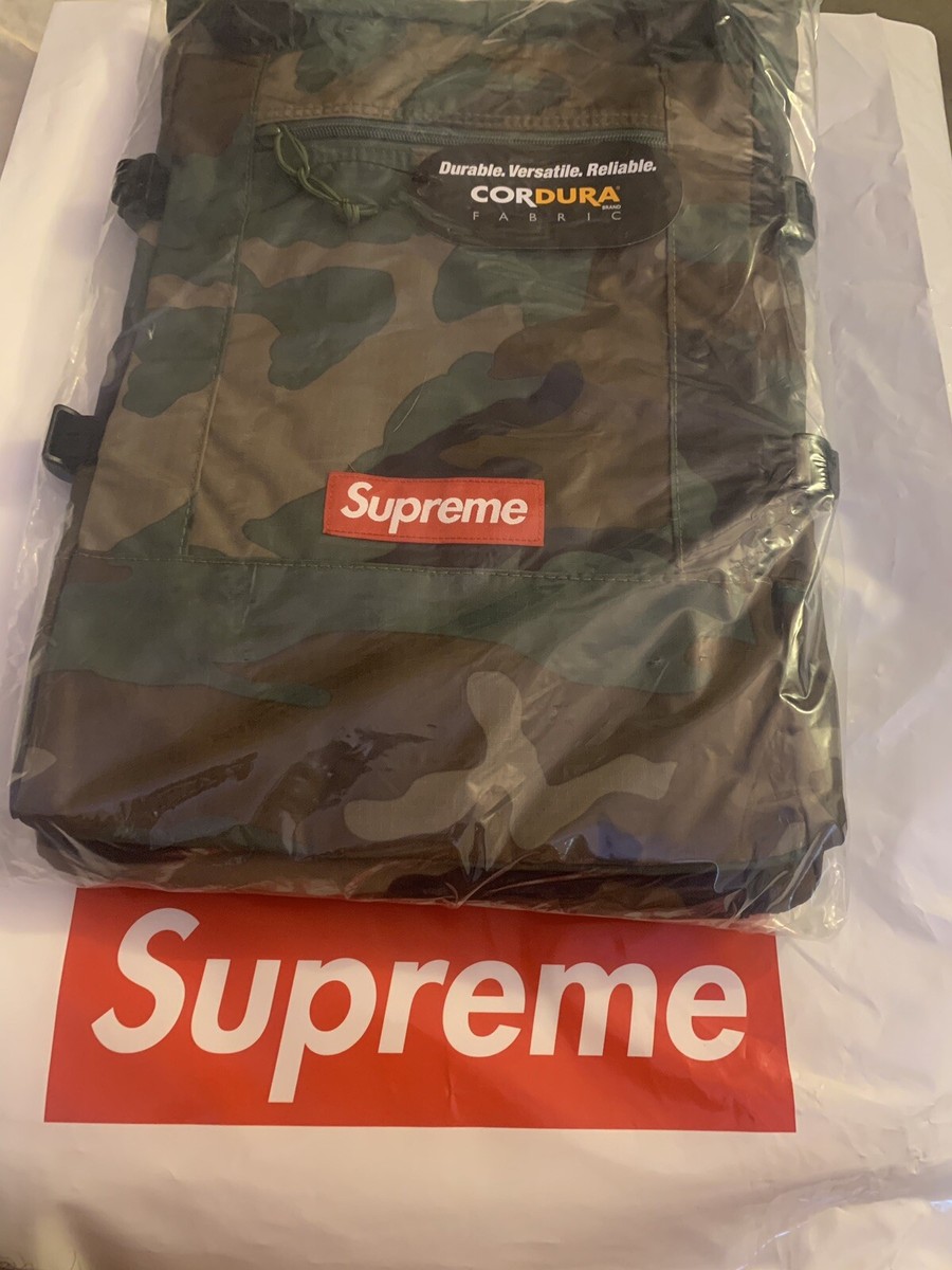 Supreme SS19 Tote Backpack Woodland Camo | eBay