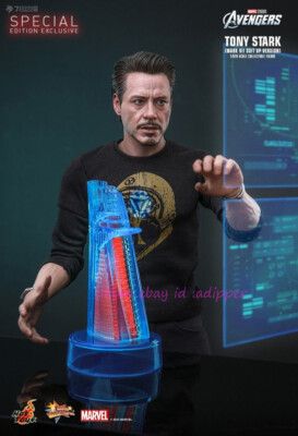 Hot Toys Mms718b 1/6 Avengers Tony Stark (Mark 7 Suit Up Version