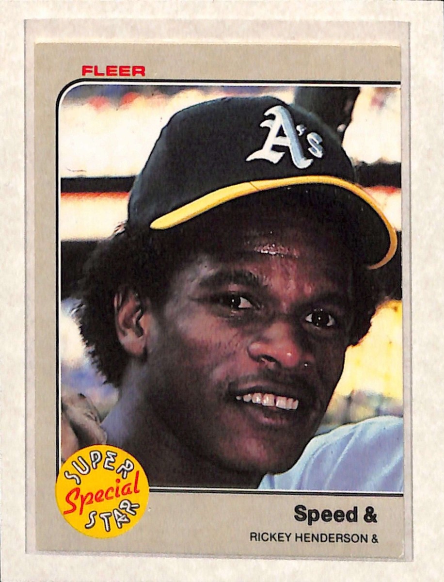 1983 Fleer Super Special Star #646 Rickey Henderson Reggie Jackson