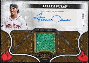 Jarren Duran Auto | eBay