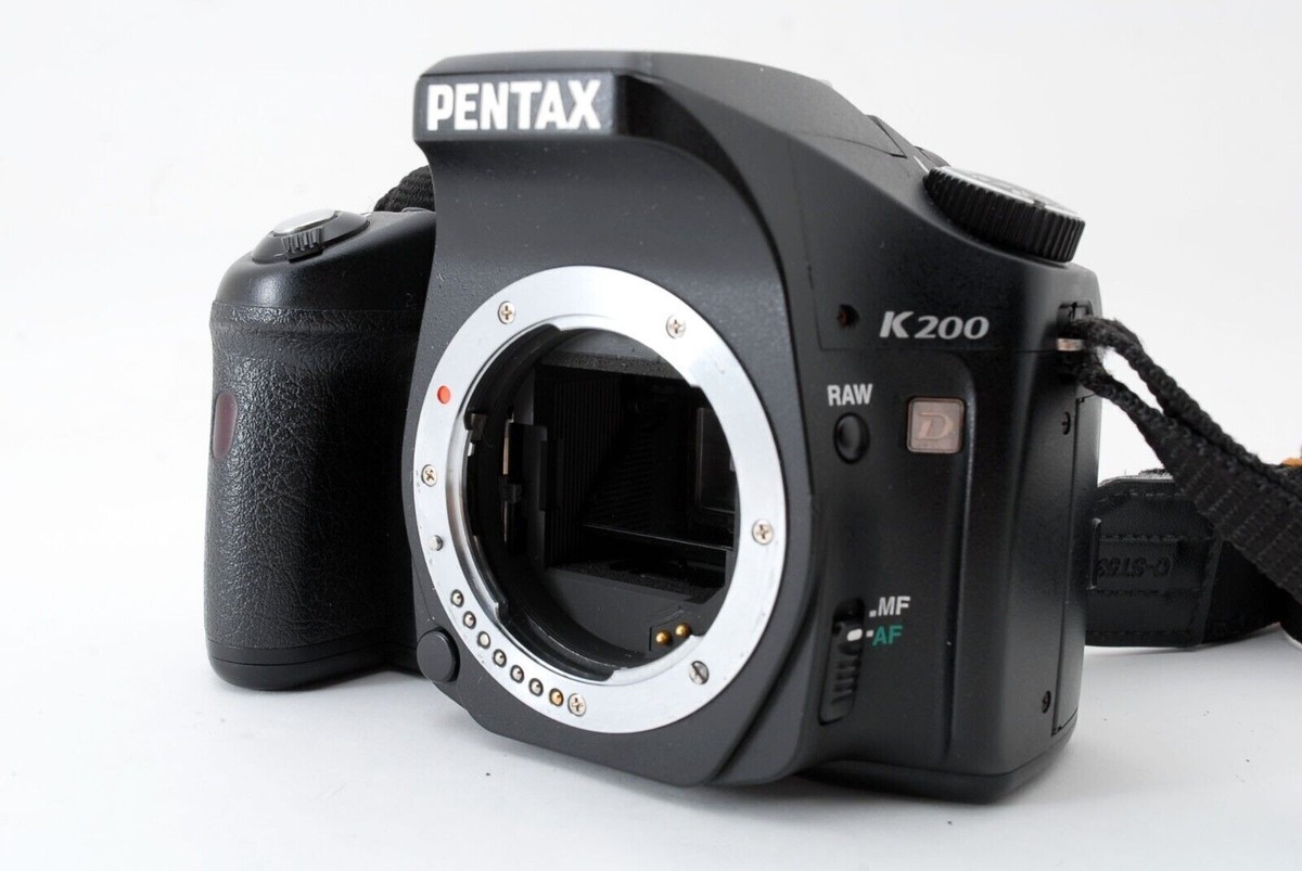 Pentax K200D 10.2MP Digital SLR Camera - Black | eBay