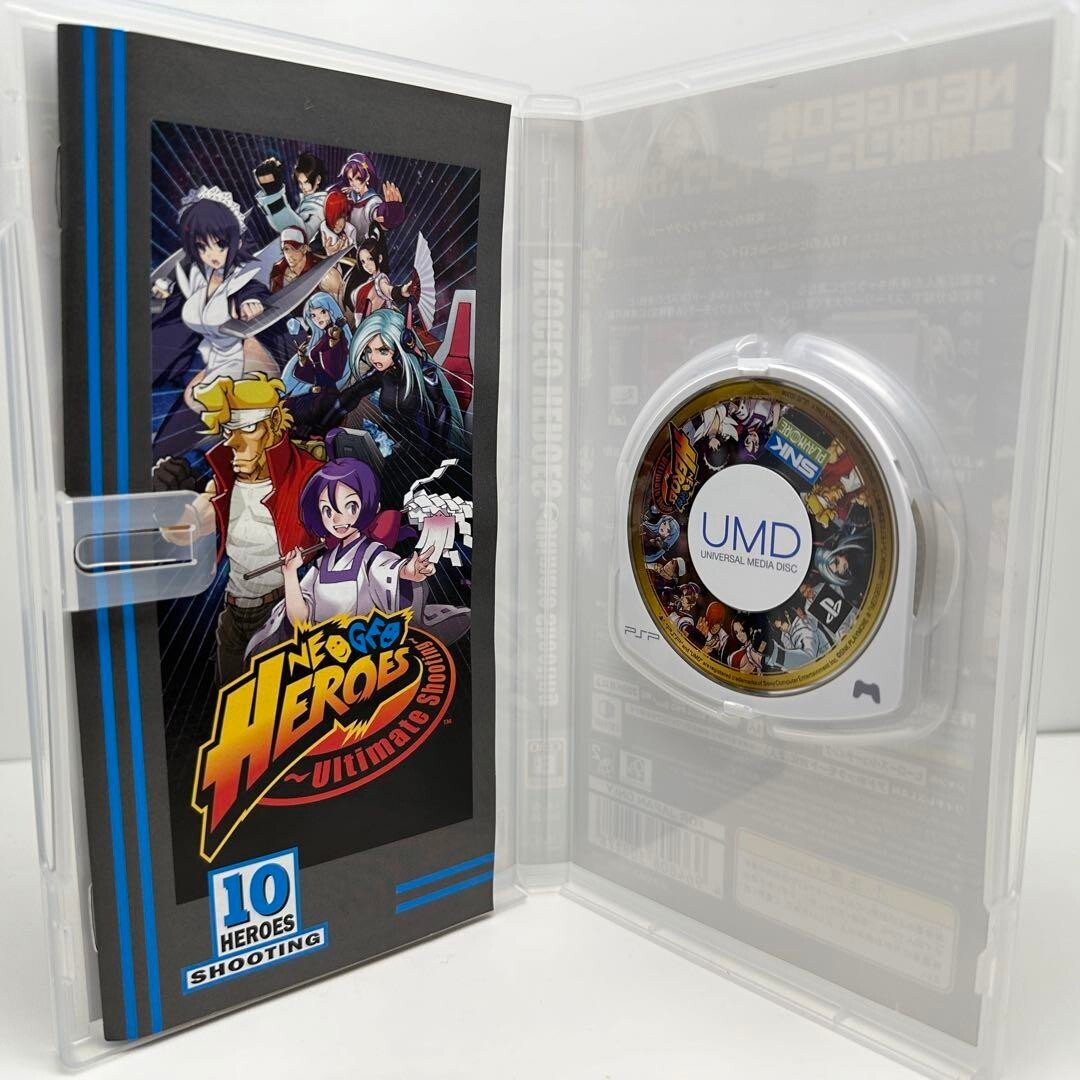 Neo Geo Heroes Ultimate Shooting PSP 2010 Game Software Action SNK