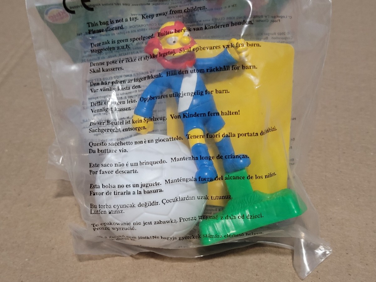 Simpsons Soccer Burger King Kids Toys, Complete Set Of 10 | eBay
