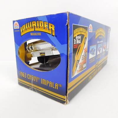 Lowrider Magazine Gold 1963 Chevy Impala Car by Funrise Adjustable