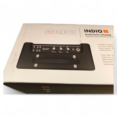 Fender Indio 2 Bluetooth Speaker Black 60W New Sealed from Japan