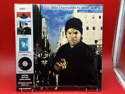 🔥🔥 ICE CUBE🧊 RARE Amerikkka's Most Wanted VINYL Limited To 1000