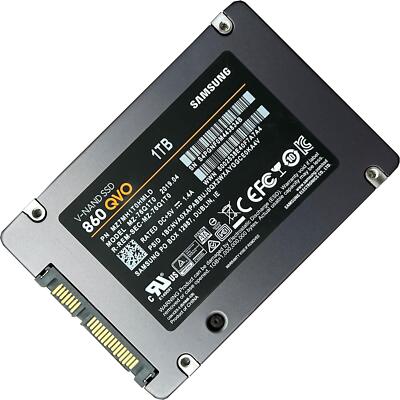 Samsung SSD 860 QVO 1TB 2.5 inch SATA III Solid State Drive Laptop