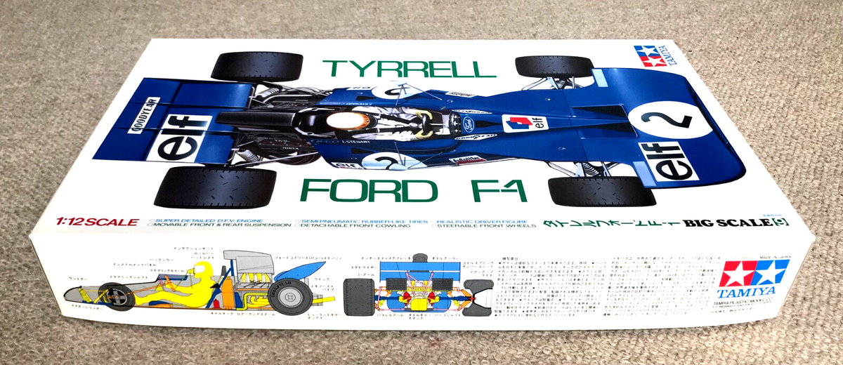 TAMIYA 1/12 TYRRELL FORD ( 003 ) F1 Plastic Model Kit Big Scale 9