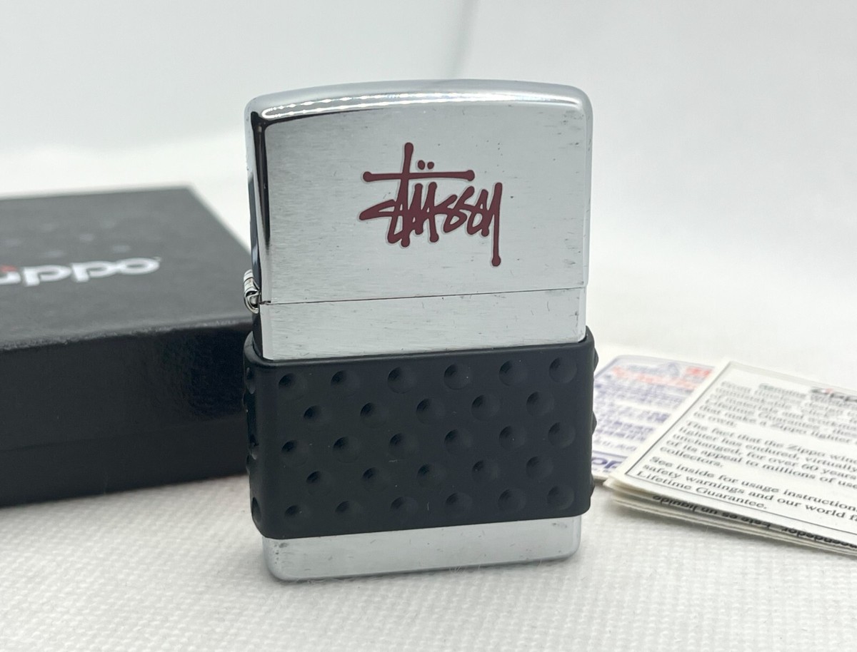 Unused ZIPPO 2000 Limited Model STUSSY Zip-Guard Logo Lighter