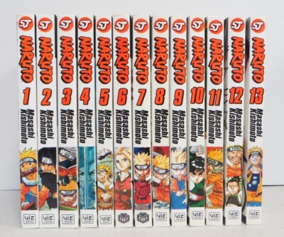 Naruto Volumes 1-13 TPBs Masashi Kishimoto Shonen Jump Viz Manga