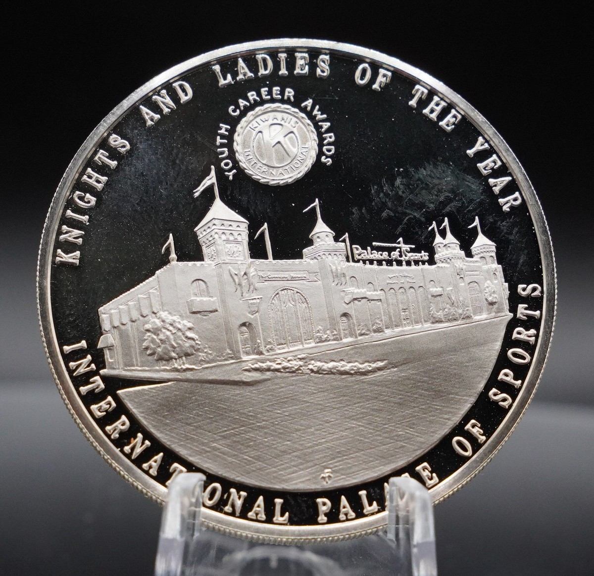 1974 O.J. Simpson Football King of Sports Franklin Mint 925 Silver