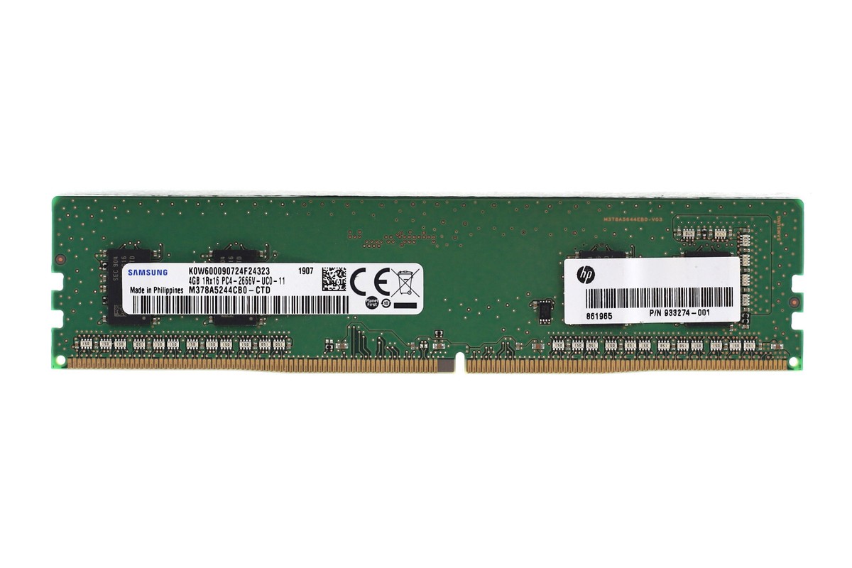 Samsung 4GB 1Rx16 PC4-2666V-UC0-11 Non-ECC Unbuffered Memory