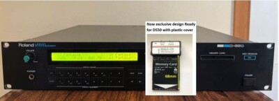 Roland D550 Memory Card with Original Patches 00-05 + 11 x 256MRAM