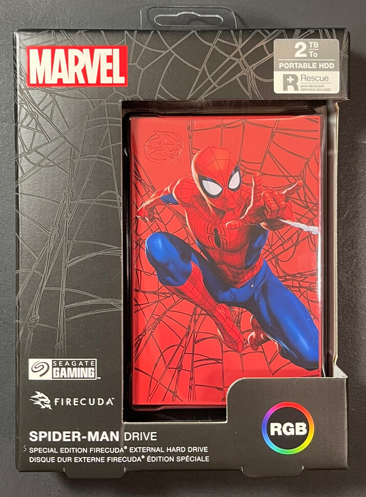 Seagate FireCuda External Gaming Hard Drive 2TB HDD [ Marvel