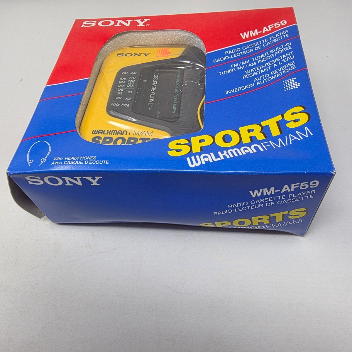 Sony Walkman Sports Cassette Player / FM/AM Radio WM-AF59 *TESTED
