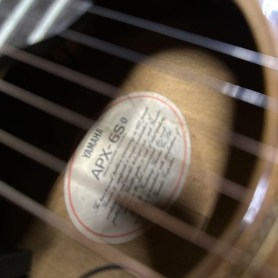 YAMAHA APX-6S Acoustic Electric Guitar Thin Body Japan Vintage | eBay