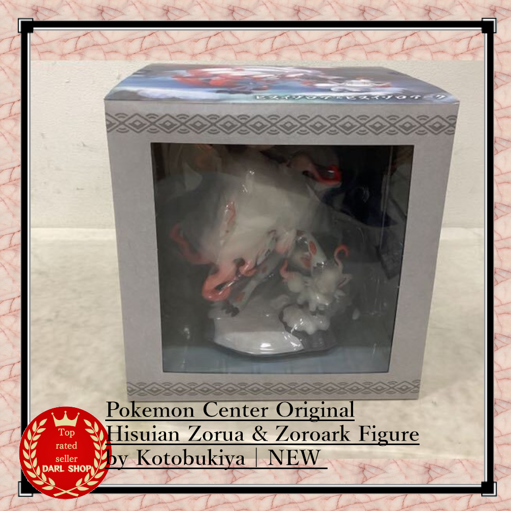 Pokemon Center Original Hisuian Zorua & Zoroark Figure by
