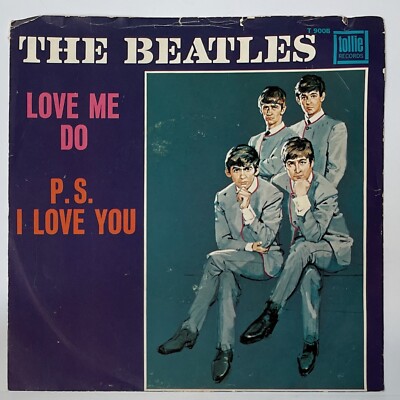 Beatles – LOVE ME DO /PS I LOVE YOU 45 Tollie T9008 Misprint VG+/