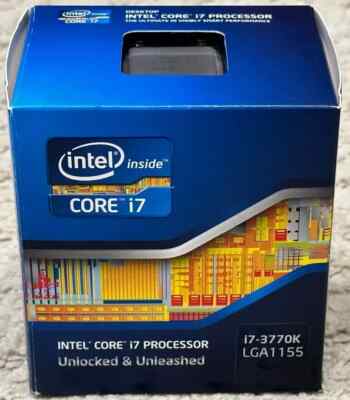 New in box Intel Core i7-3770K i7 3770K 3.5GHz LGA1155 4Core 8M 5