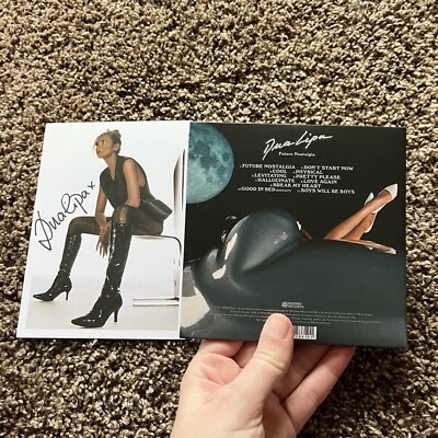 Dua Lipa Future Nostalgia CD & Signed Art Card Autograph | eBay